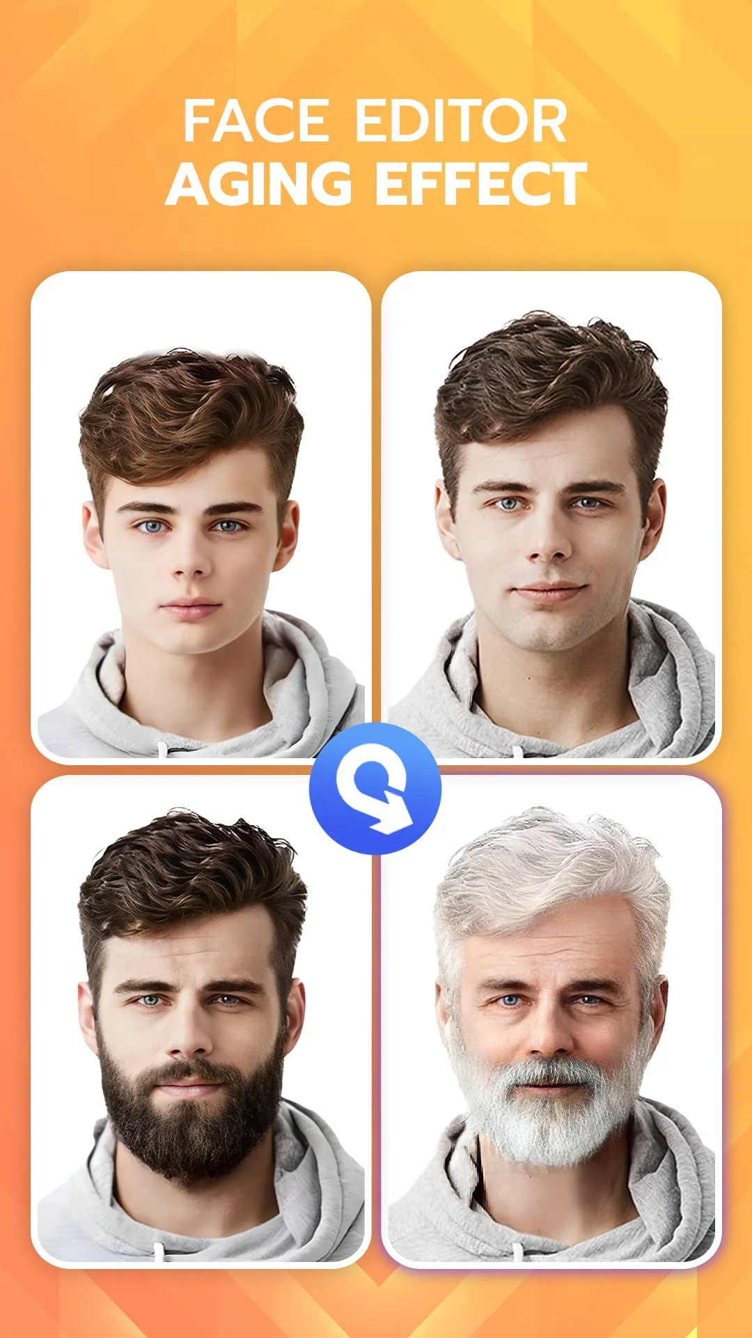 FaceLab Face Editor App, Aging Screenshot 1