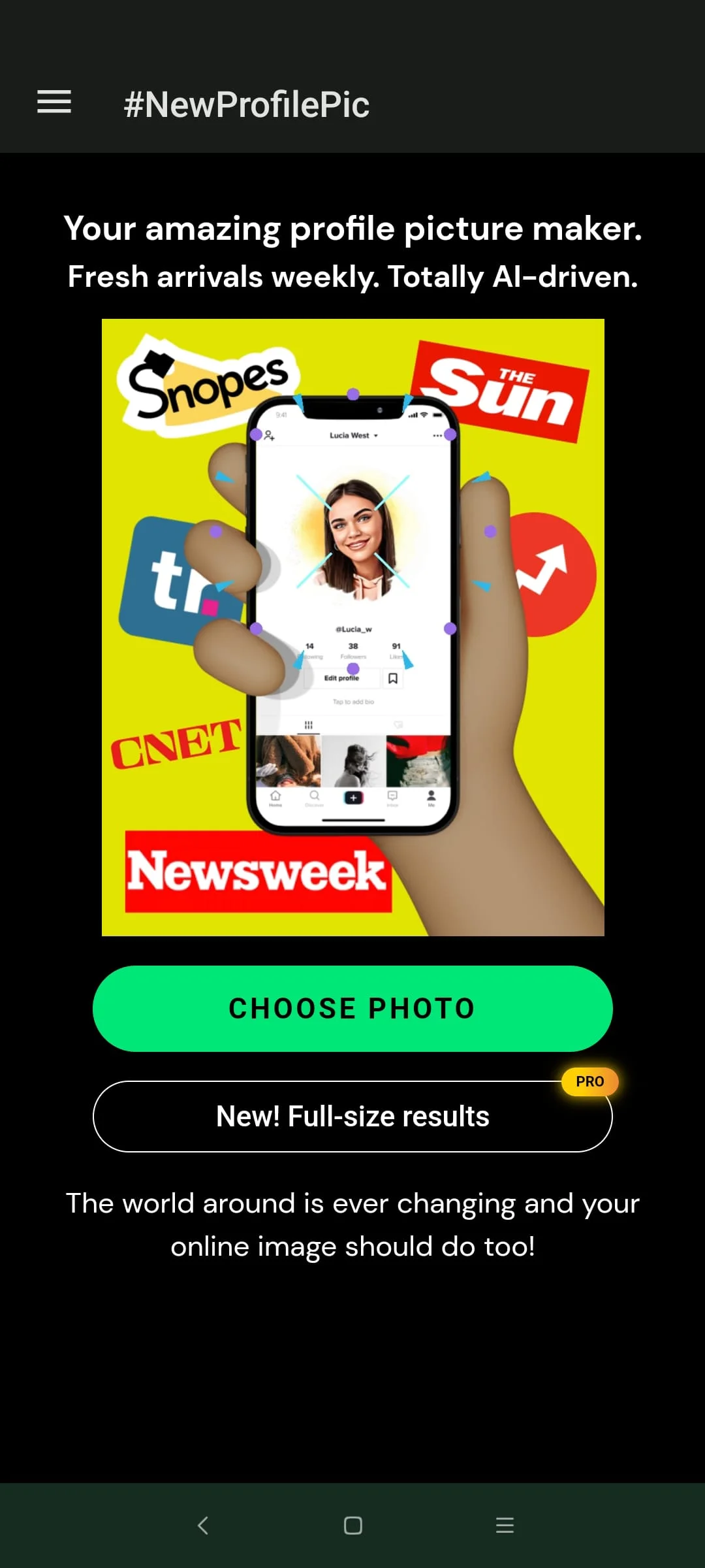 NewProfilePic: Profile Picture Screenshot 4