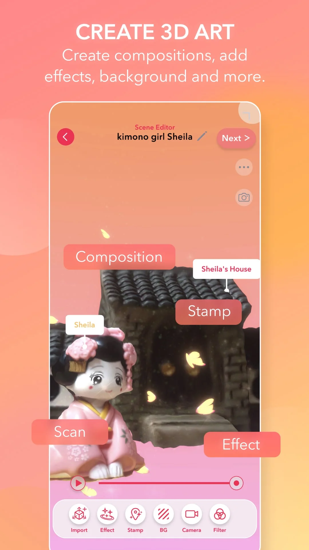 WIDAR - 3D Scan & Edit Screenshot 1