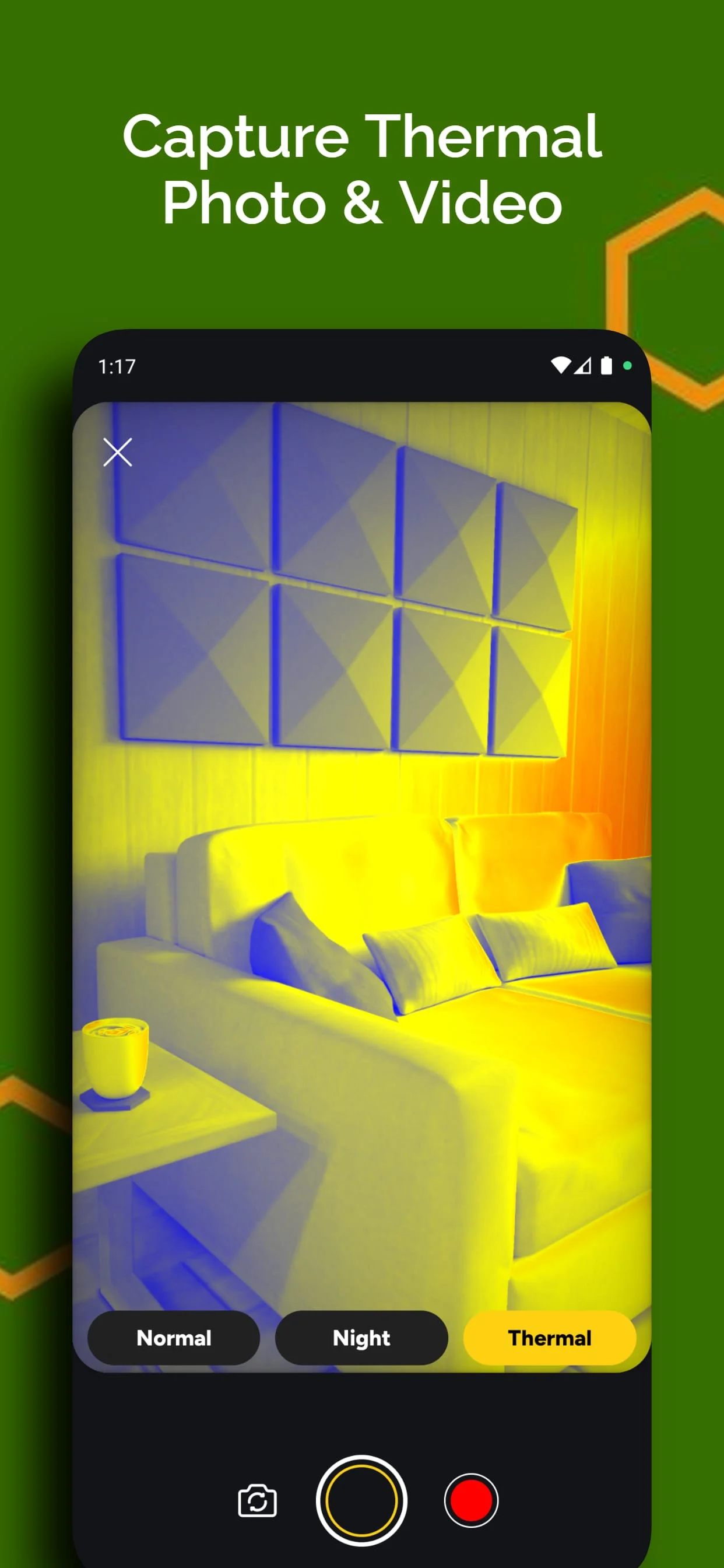 Thermal Night Camera Effect Screenshot 3