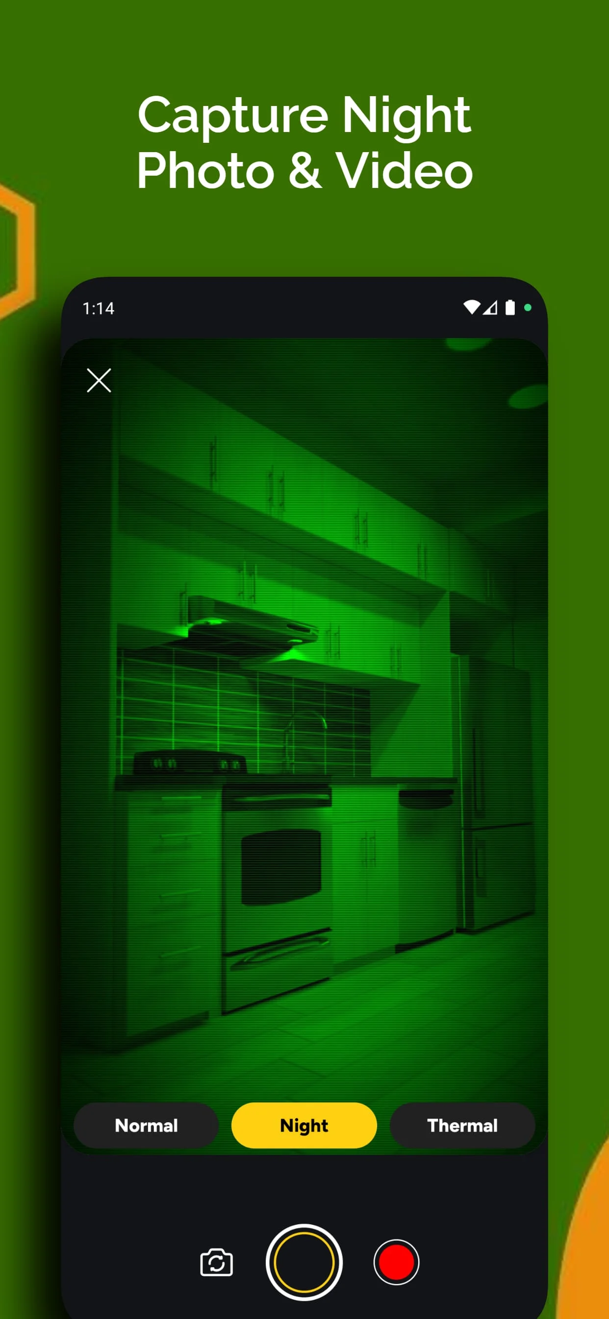 Thermal Night Camera Effect Screenshot 4