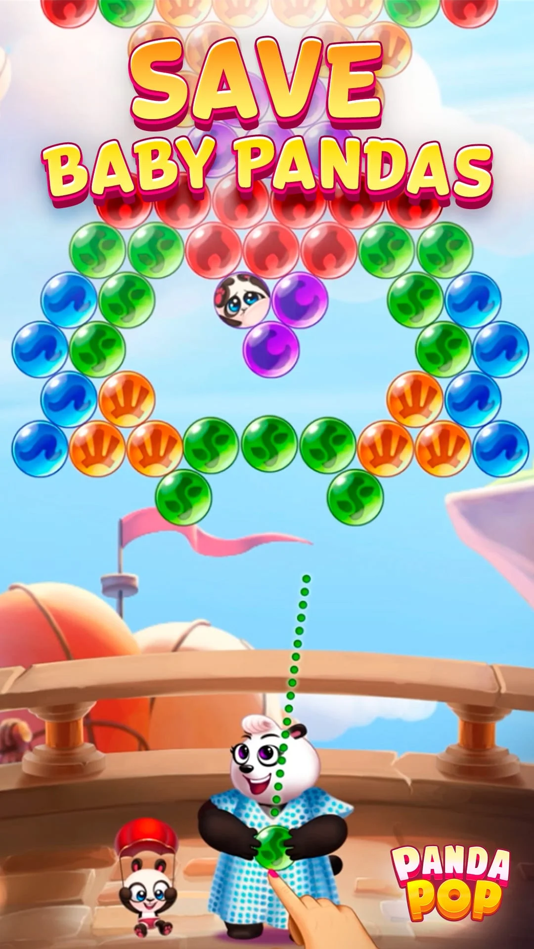 Bubble Shooter: Panda Pop! Screenshot 1