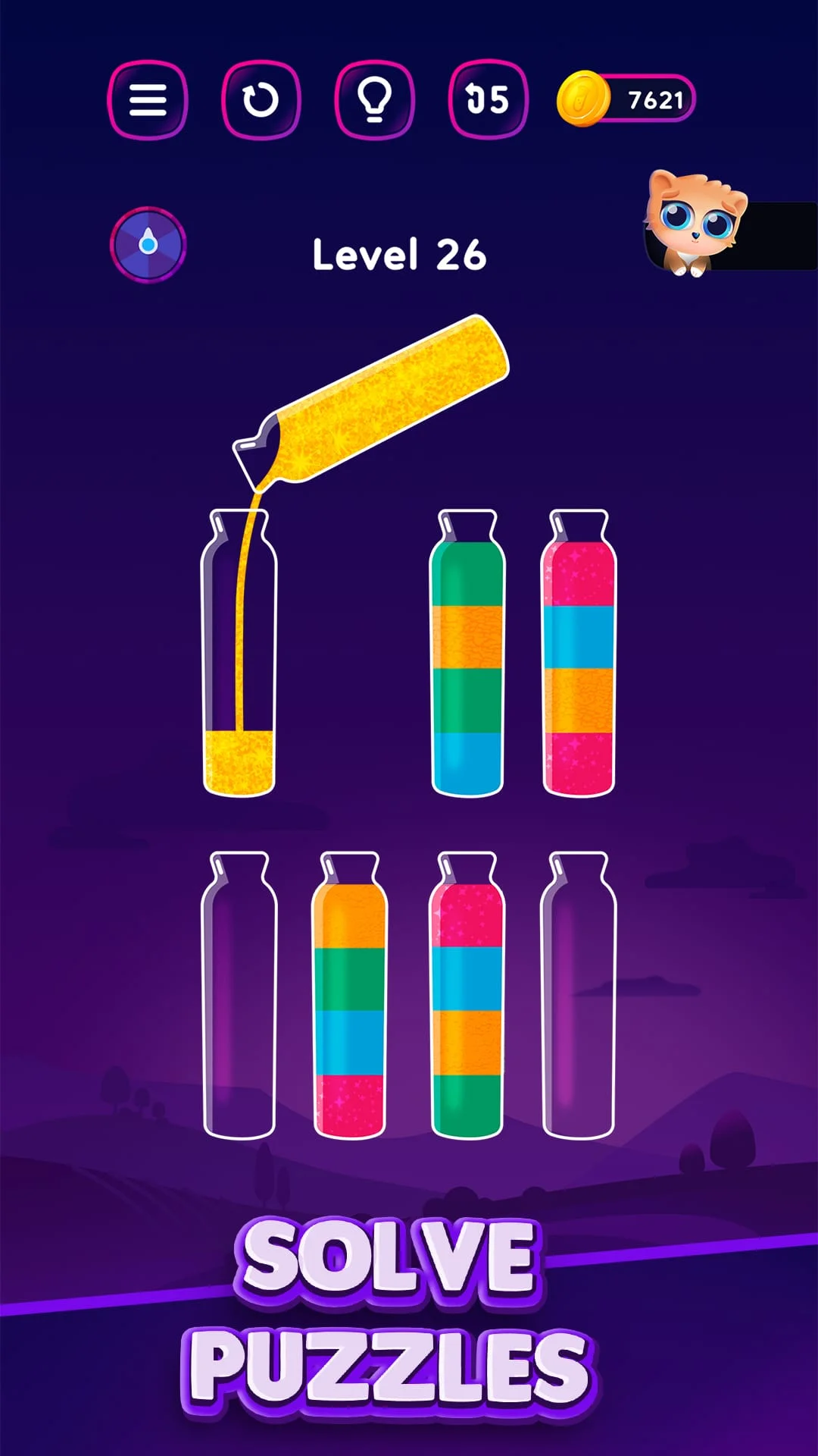 Get Color - Water Sort Puzzle Screenshot 1