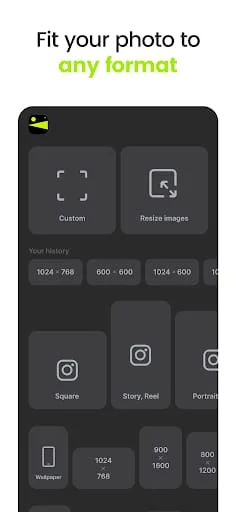 Croc Photo - Resize & No crop Screenshot 1