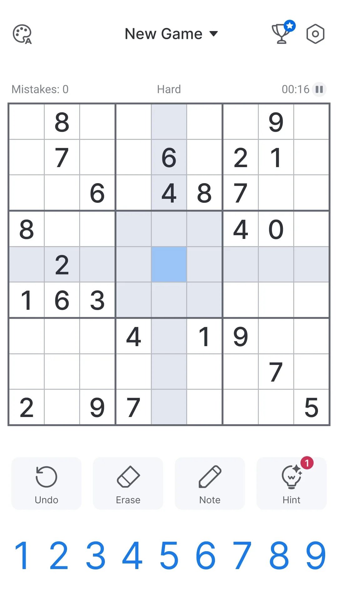 Sudoku - Classic Sudoku Puzzle Screenshot 1