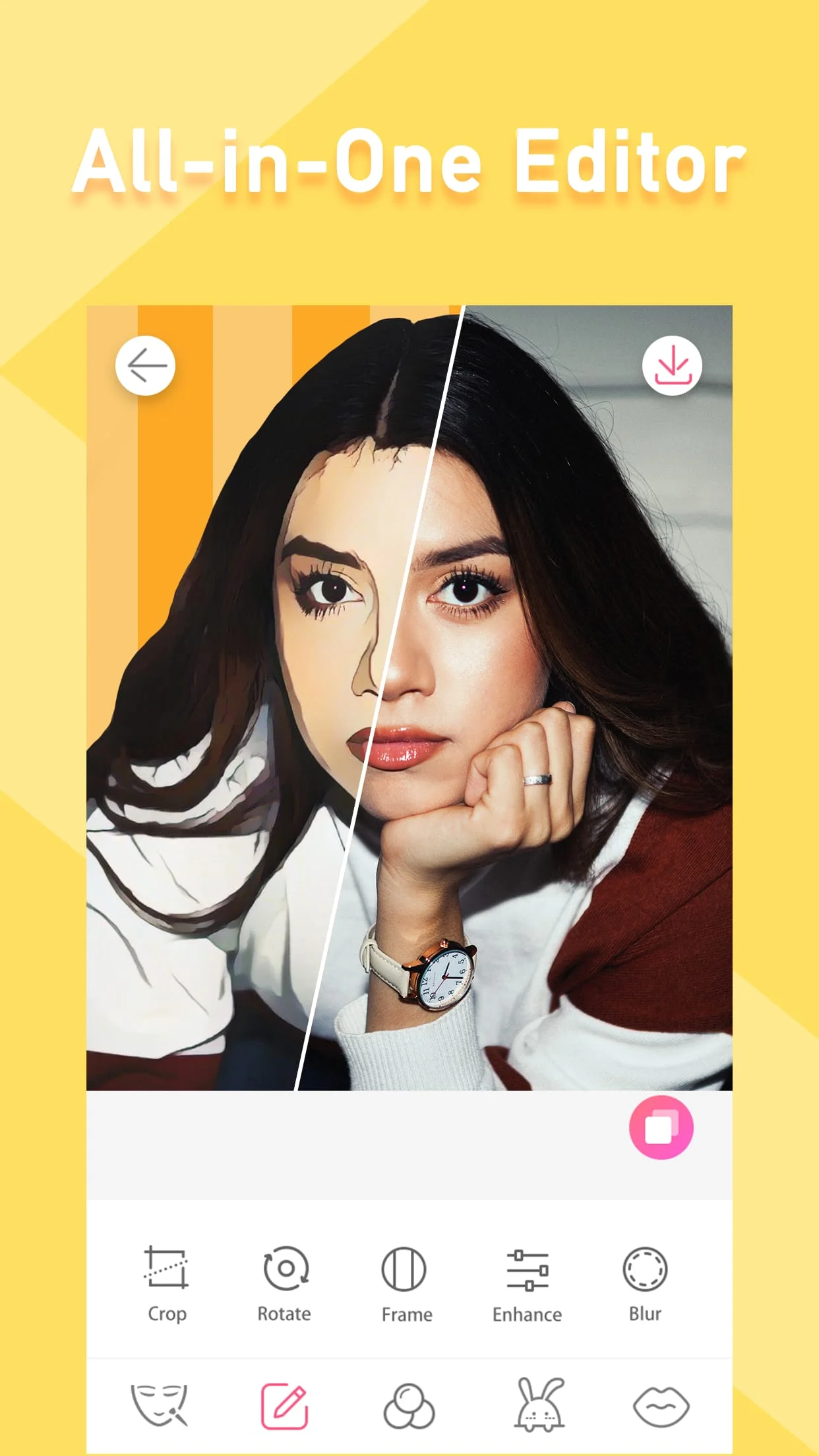 Sweet Selfie: AI Camera Editor Screenshot 3