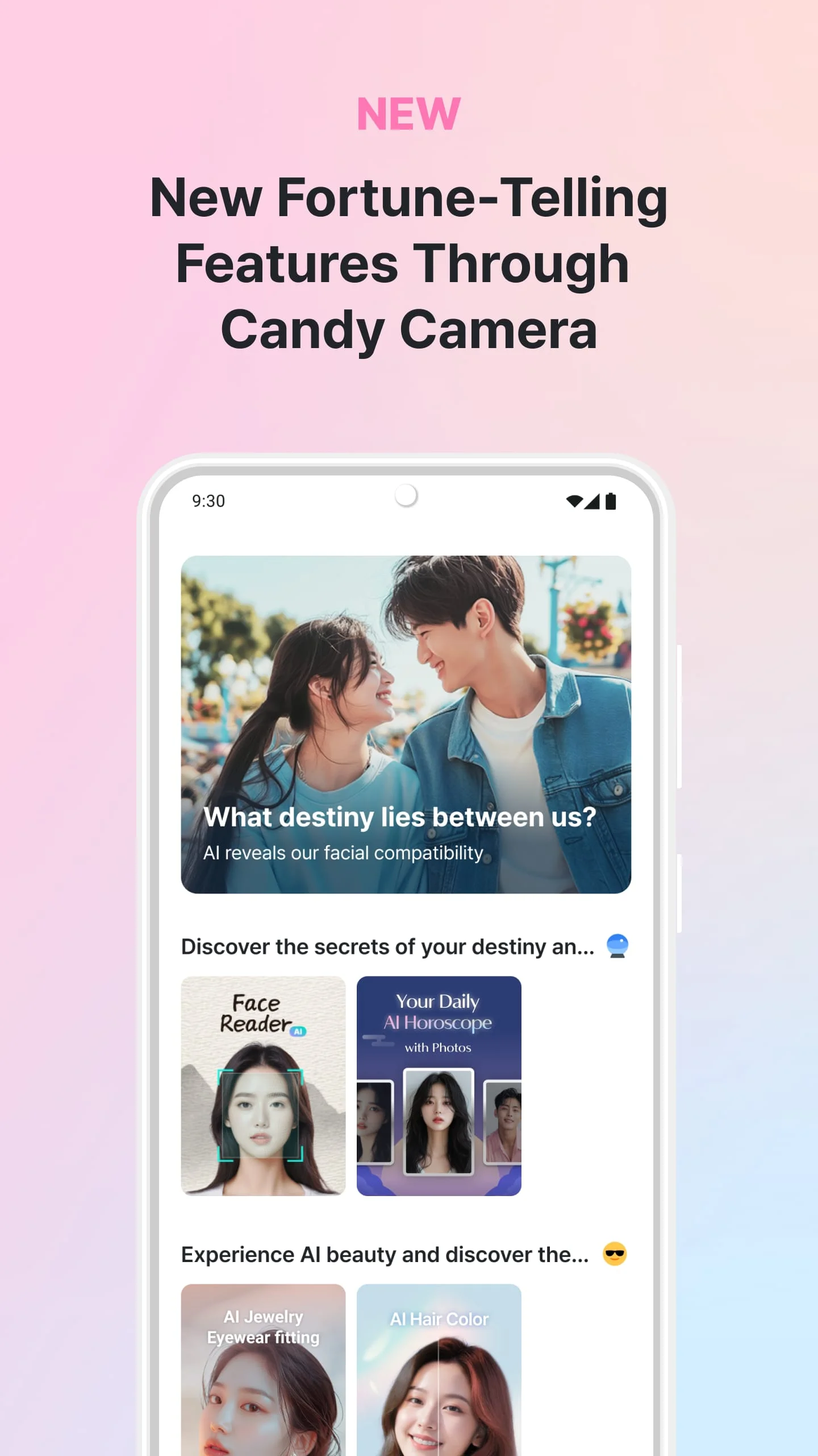 CandyCamera - AI Beauty Camera Screenshot 1