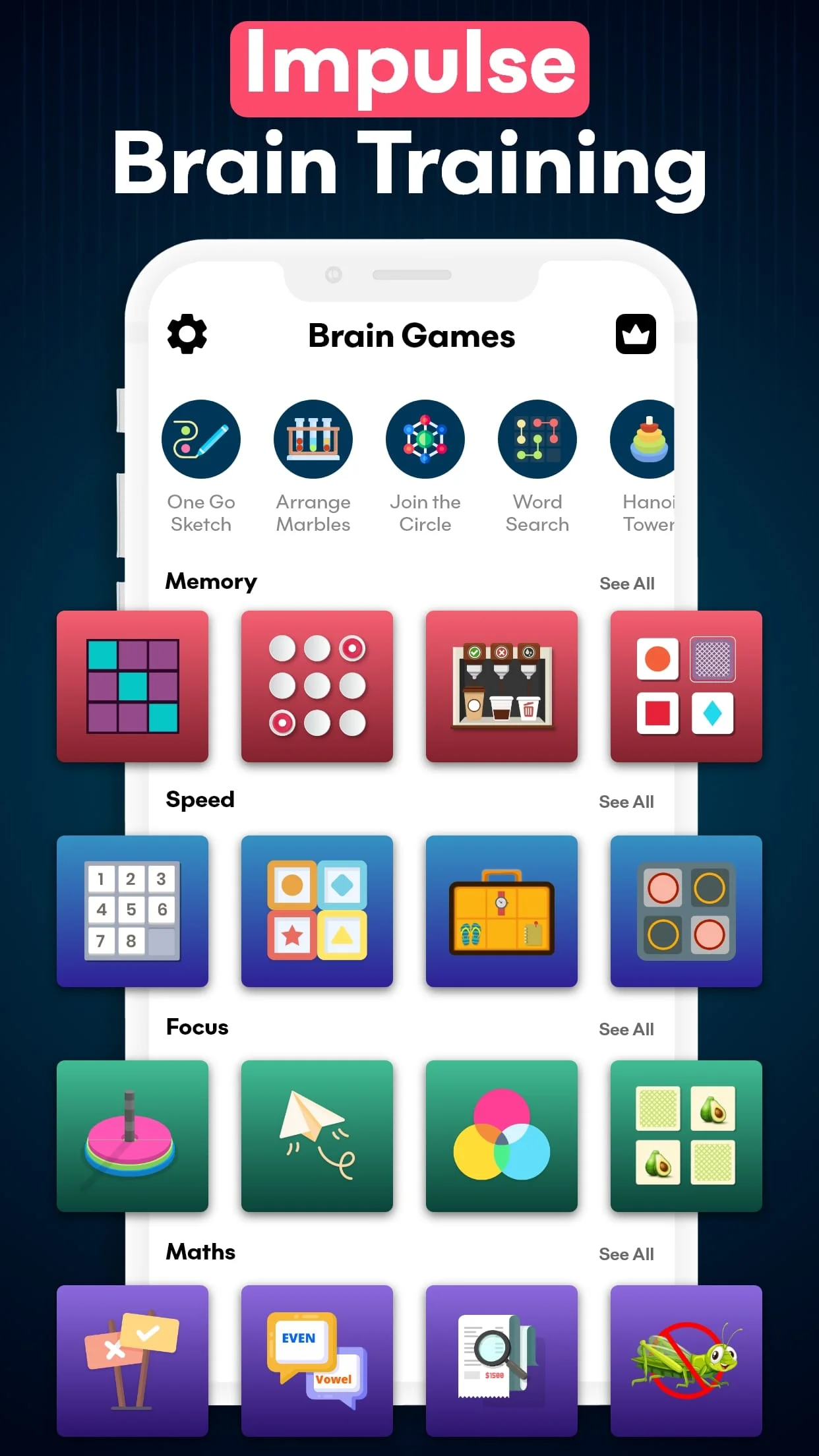 Impulse Brain Training Games Screenshot 3