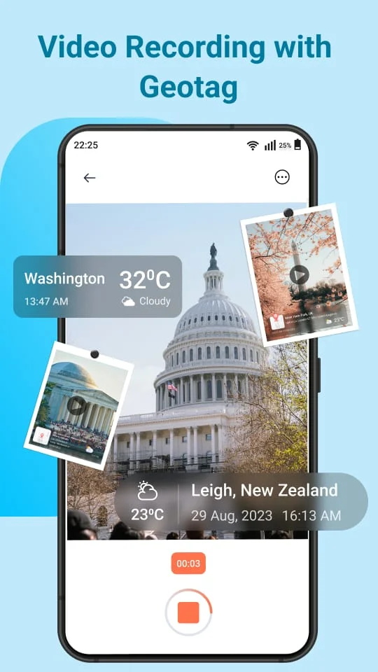 GPS Camera & Photo Timestamp Screenshot 3
