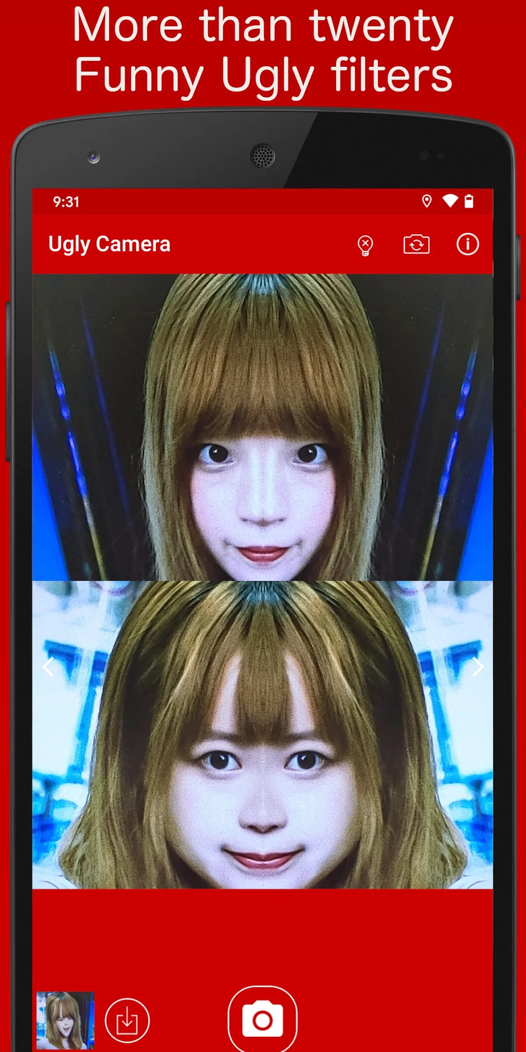 Ugly Camera - funny selfie Screenshot 3