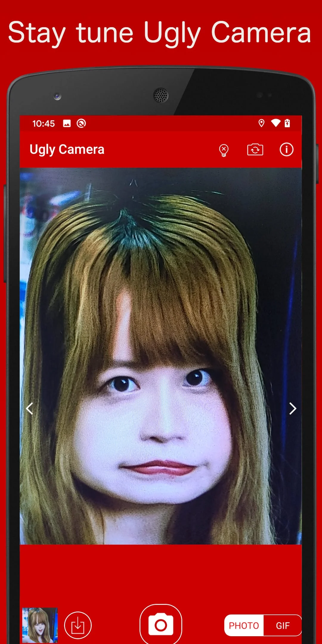 Ugly Camera - funny selfie Screenshot 4