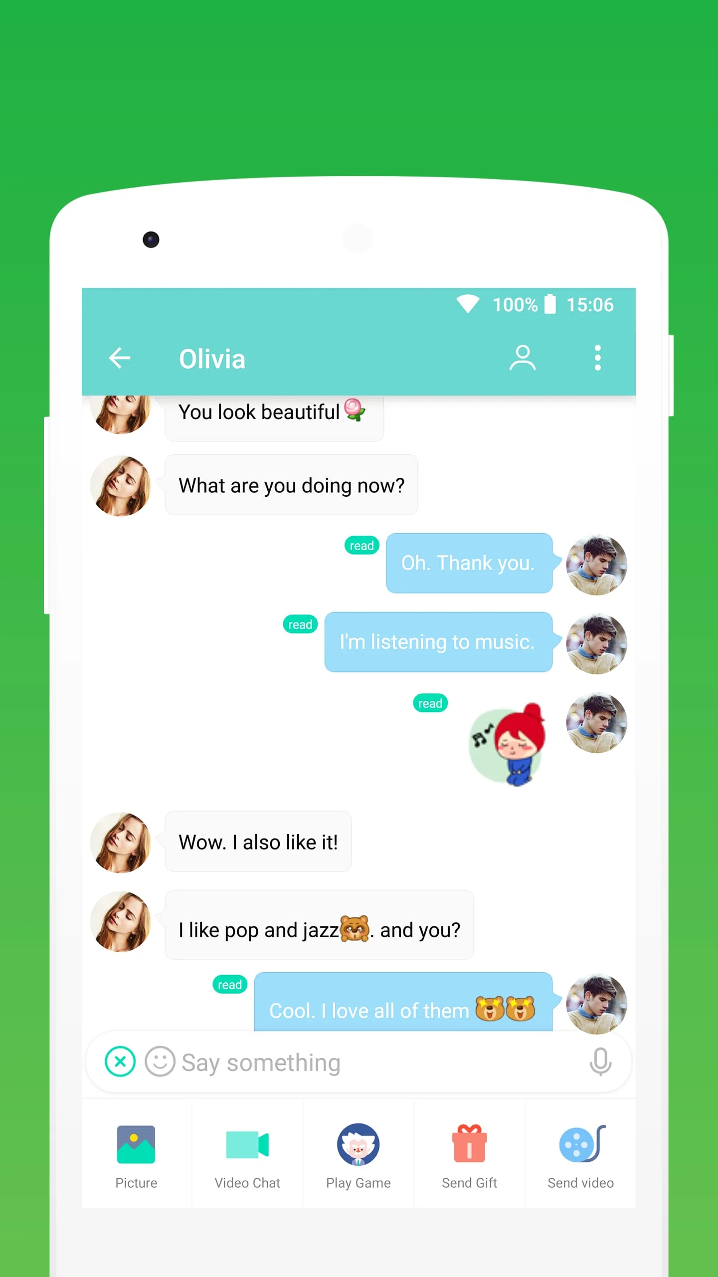 SayHi Chat Meet Dating People Screenshot 2