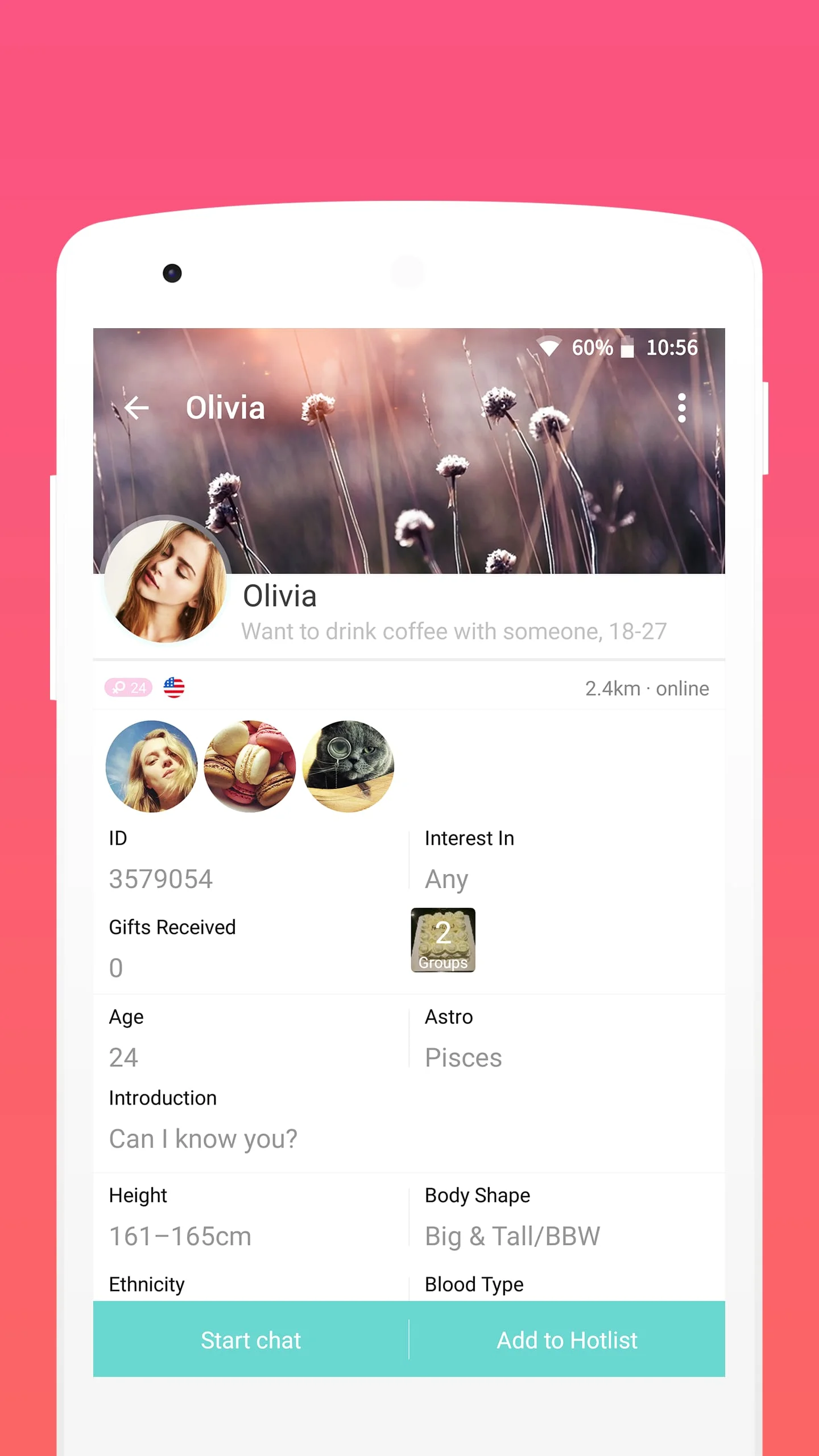 SayHi Chat Meet Dating People Screenshot 3
