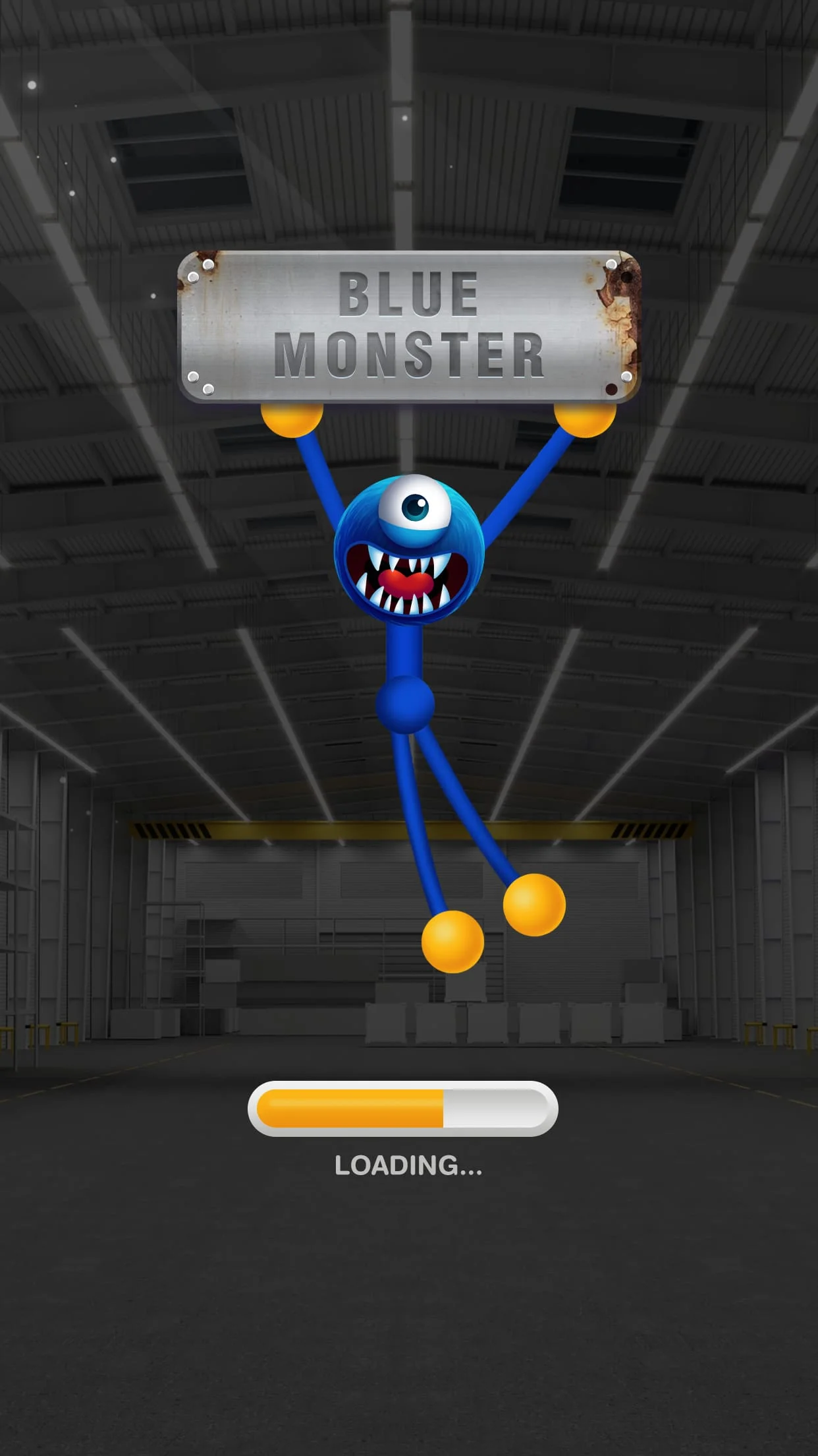 Blue Monster: Stretch Game Screenshot 1