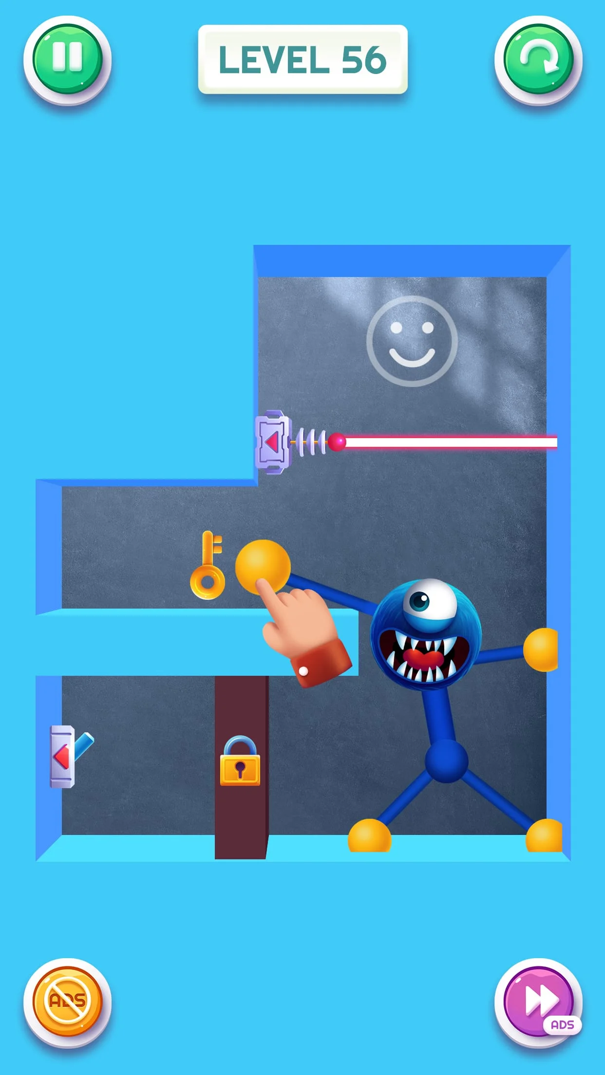 Blue Monster: Stretch Game Screenshot 2
