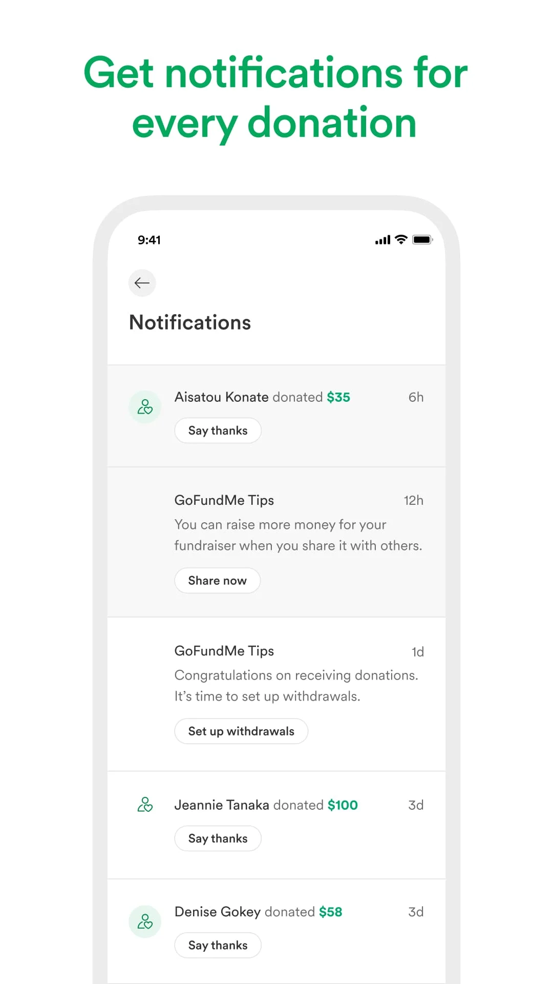 GoFundMe: Best in Crowdfunding Screenshot 3