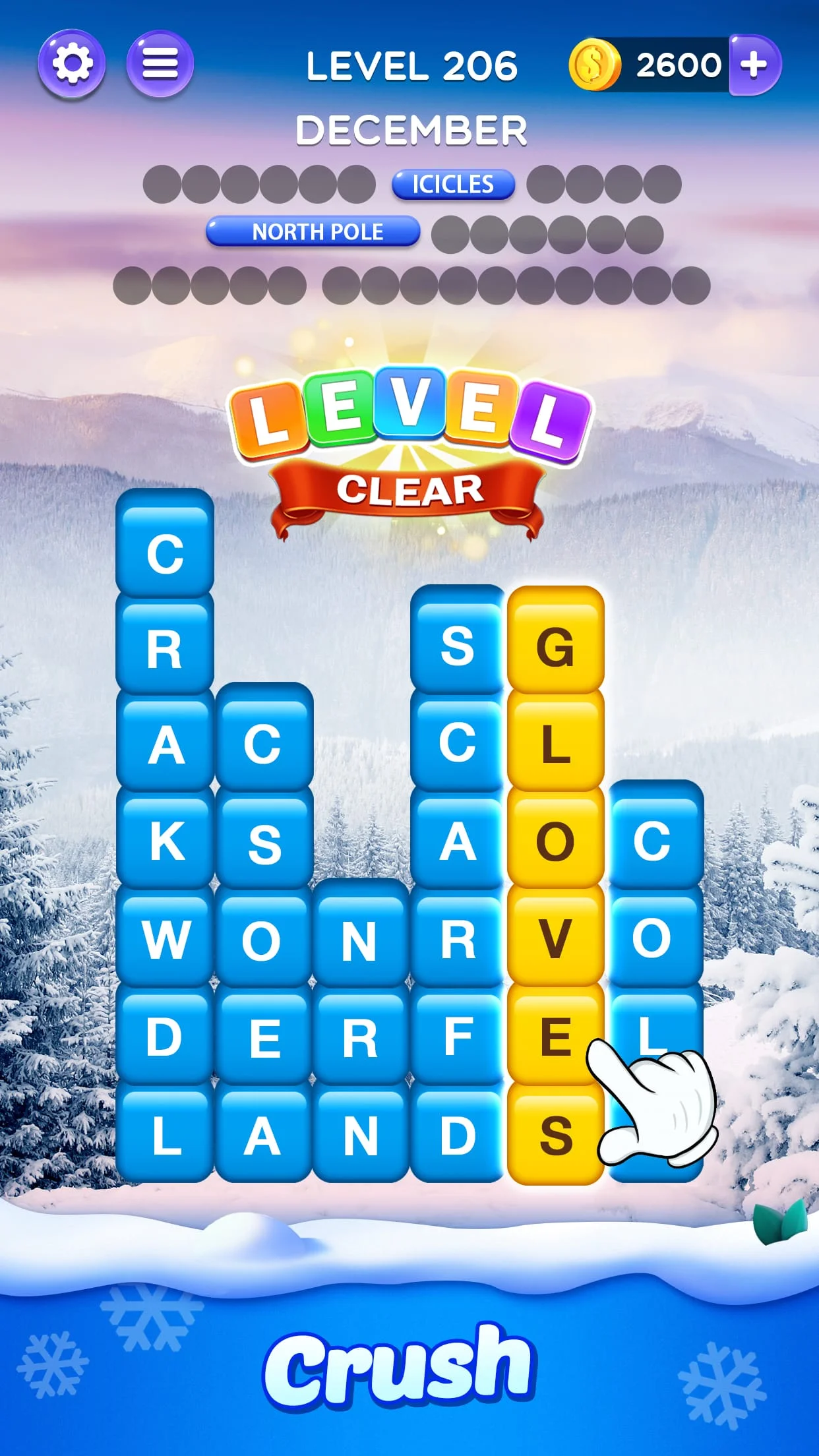 Word Crush - Fun Puzzle Game Screenshot 1