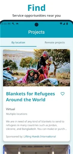 JustServe Screenshot 1