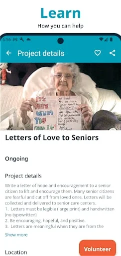 JustServe Screenshot 2