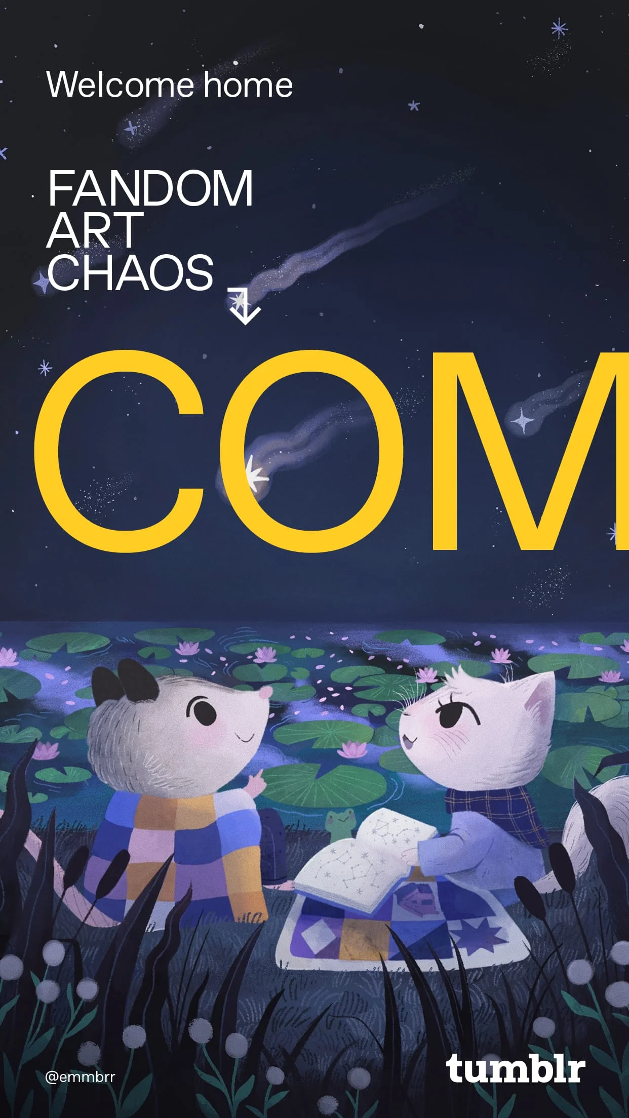 Tumblr—Fandom, Art, Chaos Screenshot 1