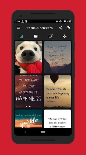 Status, Sticker Saver Screenshot 1