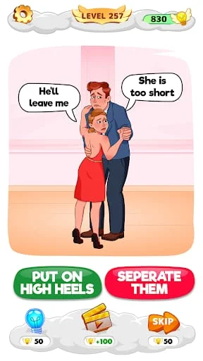 Help Me: Tricky Brain Puzzles Screenshot 1