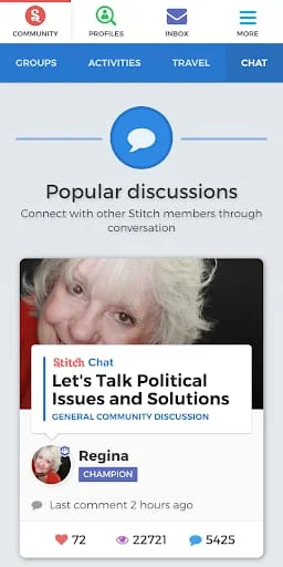 Stitch - Community for 50+ Screenshot 4