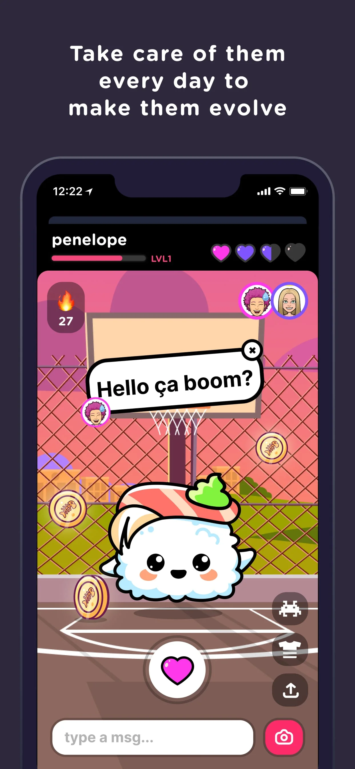 SUSH Grow cute virtual animal Screenshot 3