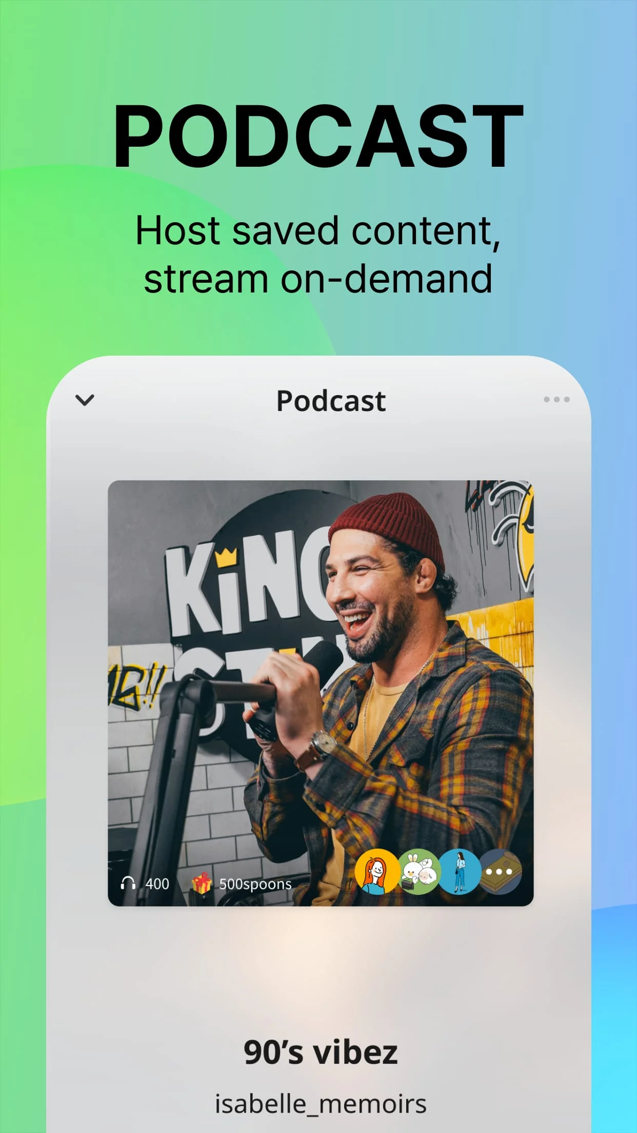 Spoon: Live Audio & Podcasts Screenshot 4