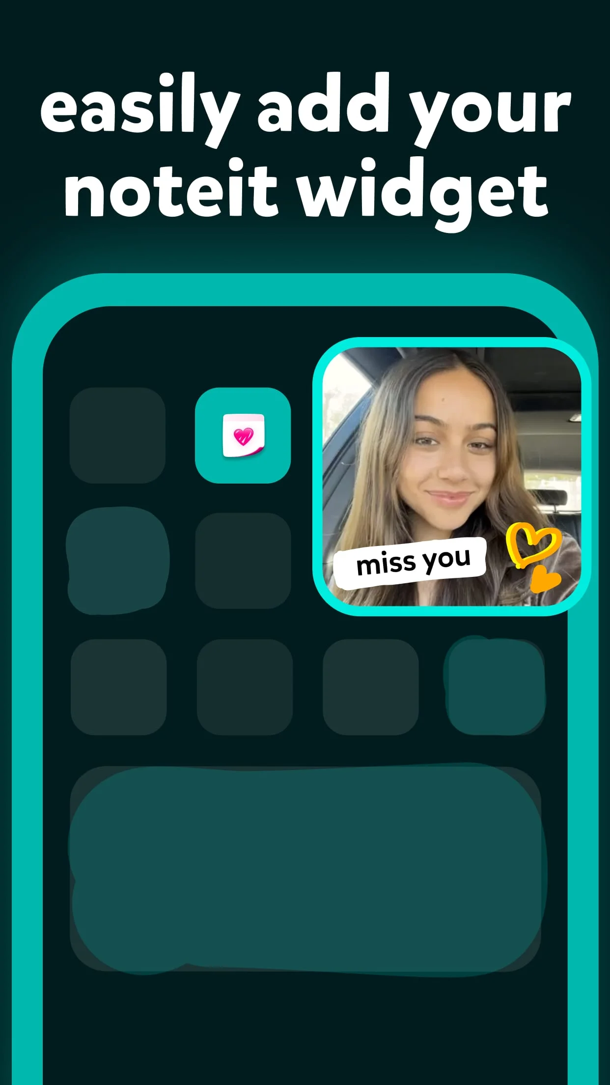 noteit widget - by sendit Screenshot 1