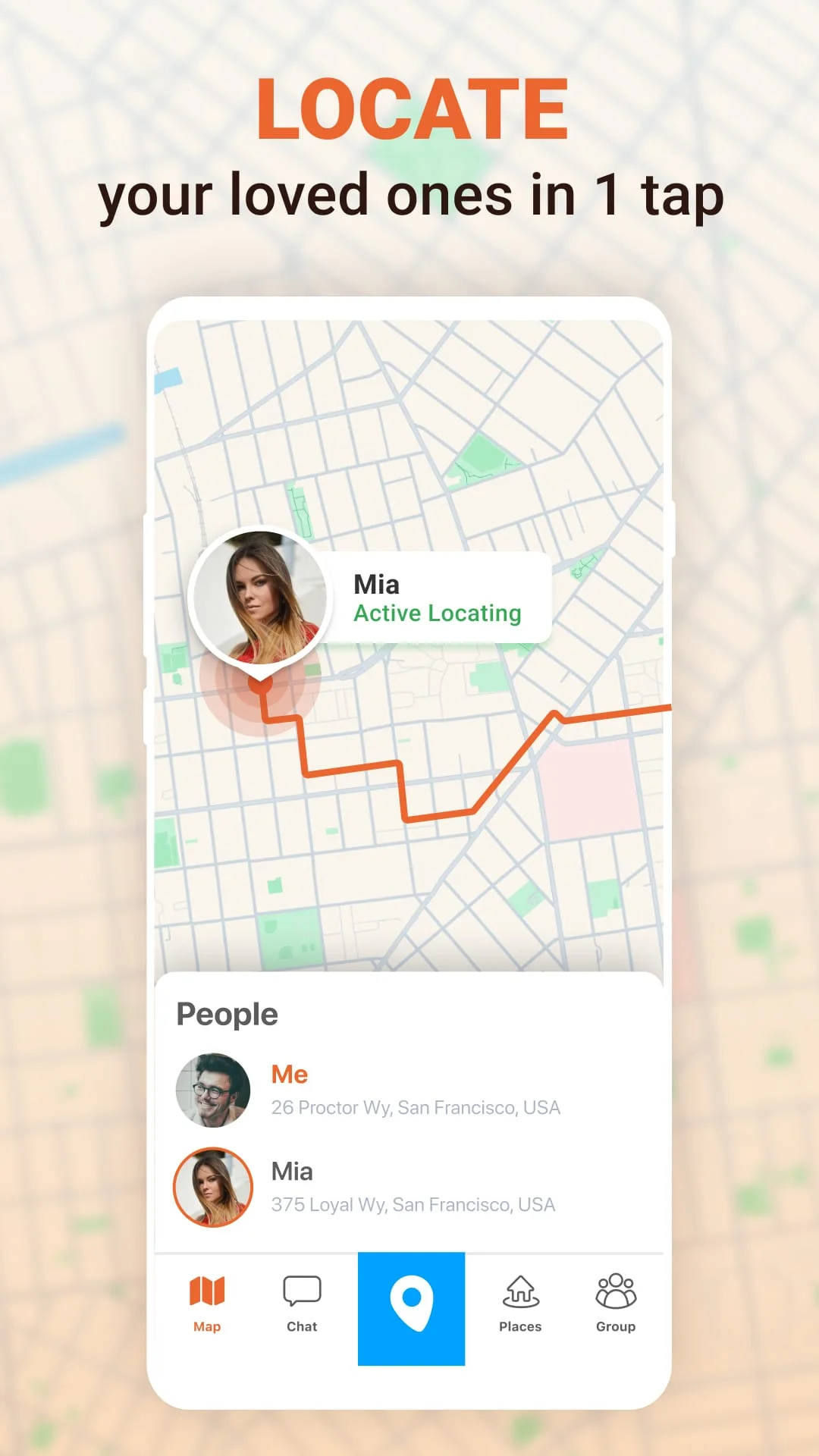 Familo: Find My Phone Locator Screenshot 1