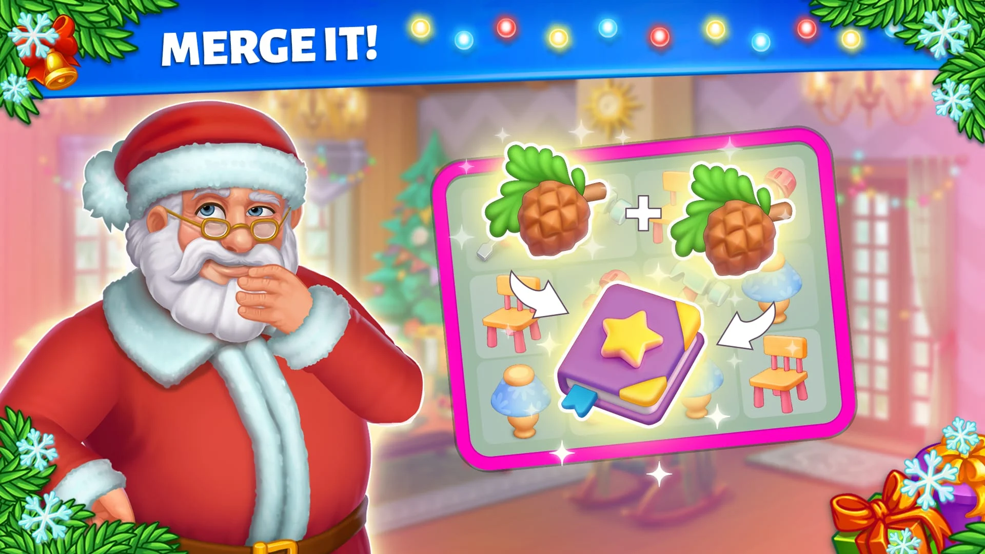 Merge Christmas: Home Design Screenshot 3