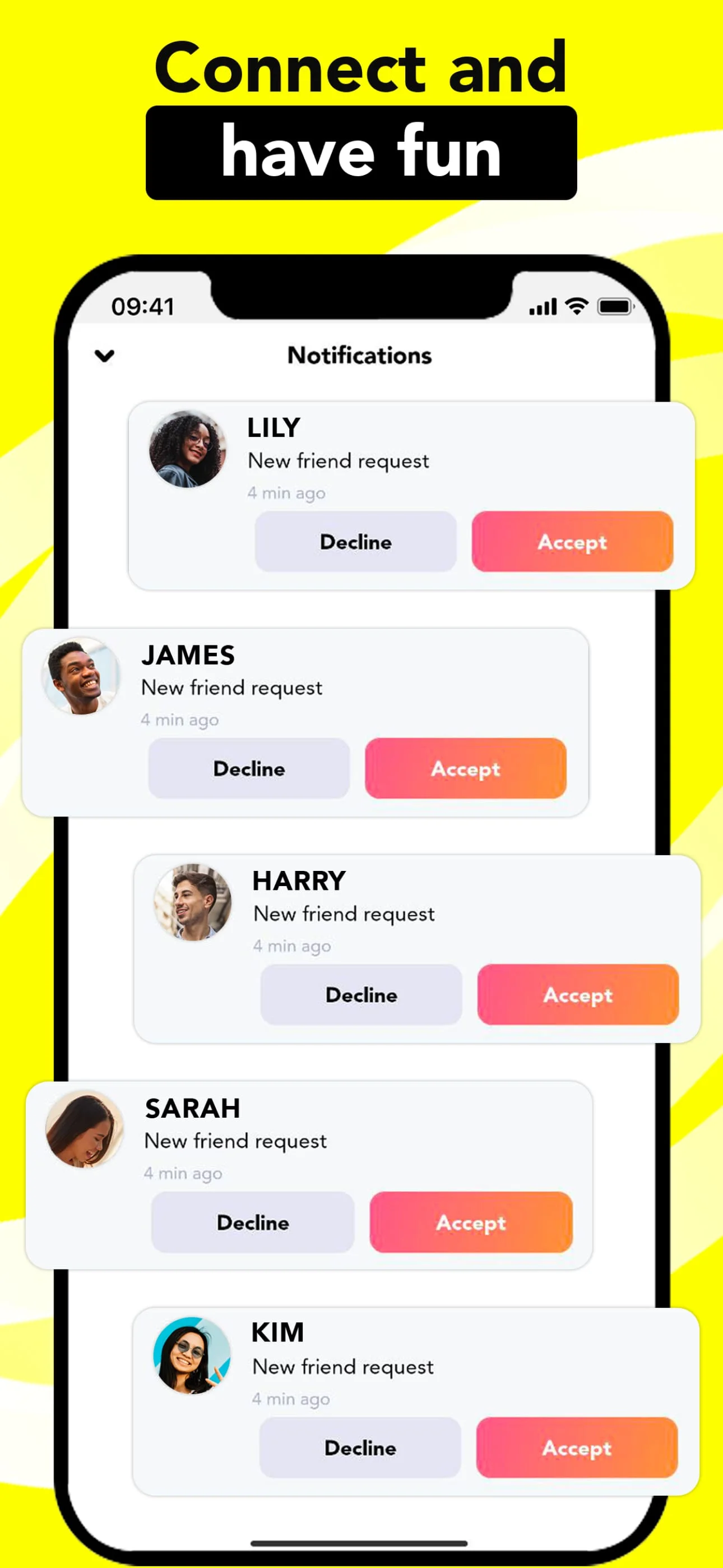 Hoop - Make new friends Screenshot 3