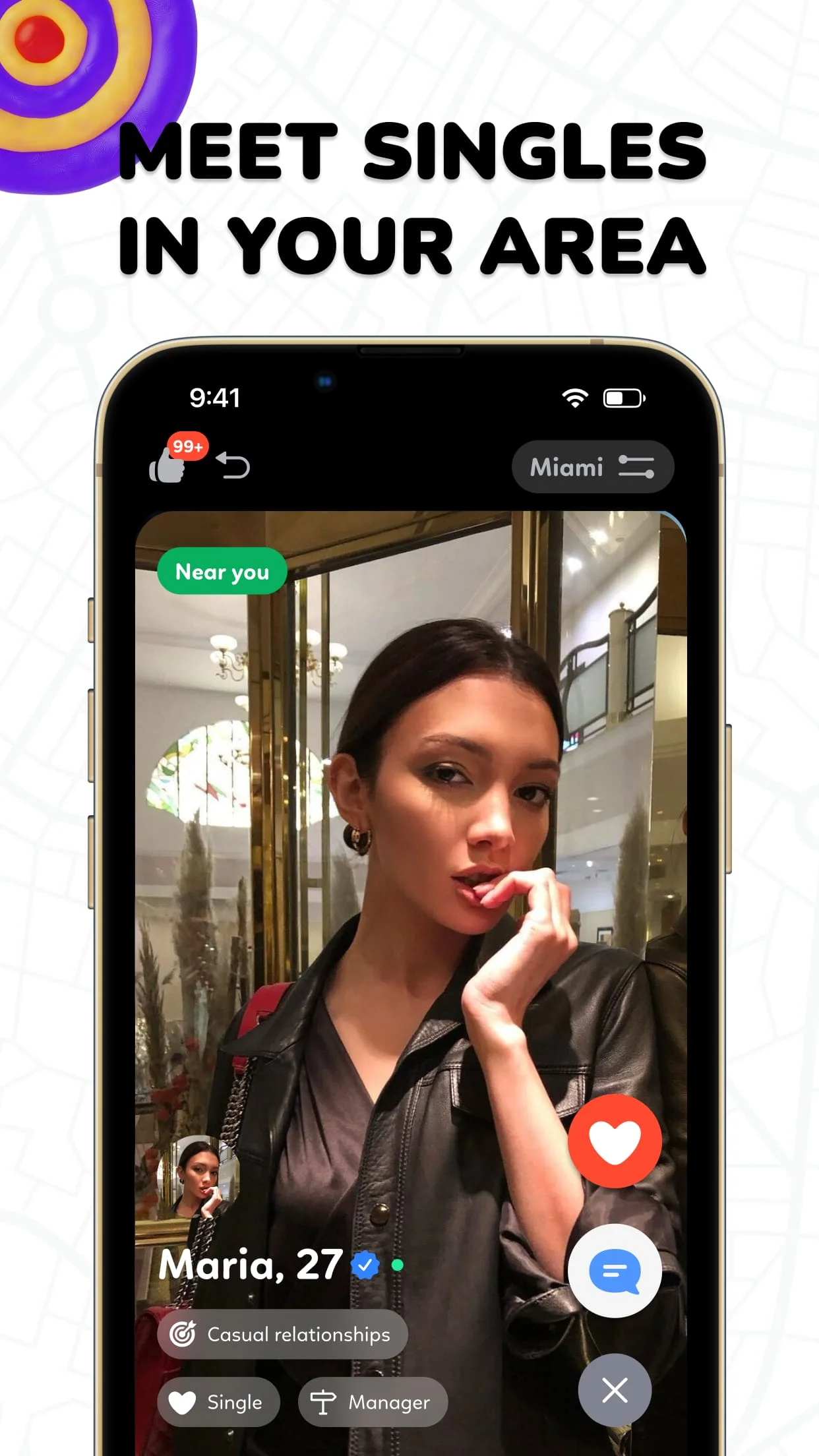 Kismia - Meet Singles Nearby Screenshot 1