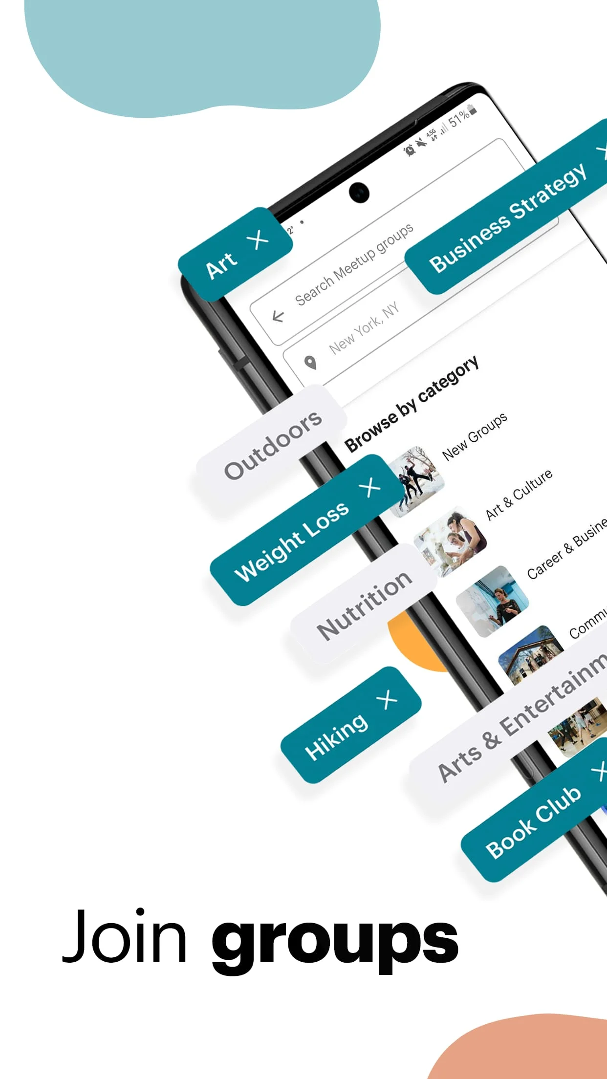 Meetup: Social Events & Groups Screenshot 2