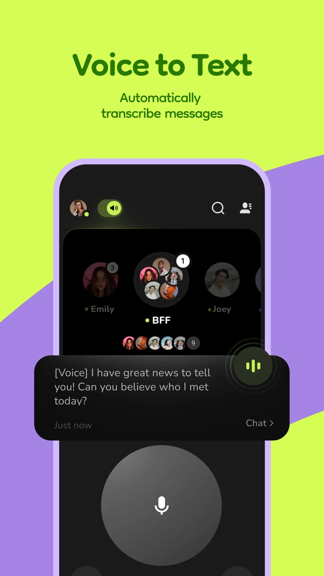 buz - voice connects Screenshot 2