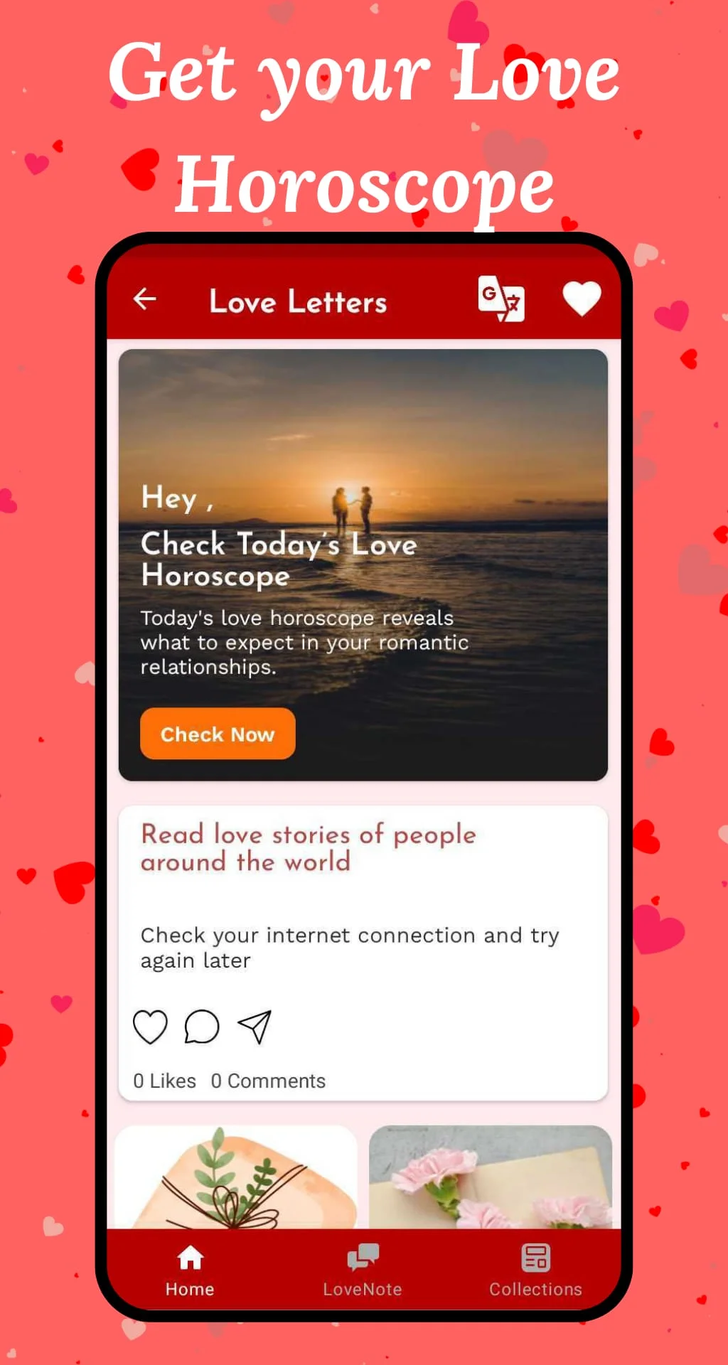 Love Letters & Love Messages Screenshot 2