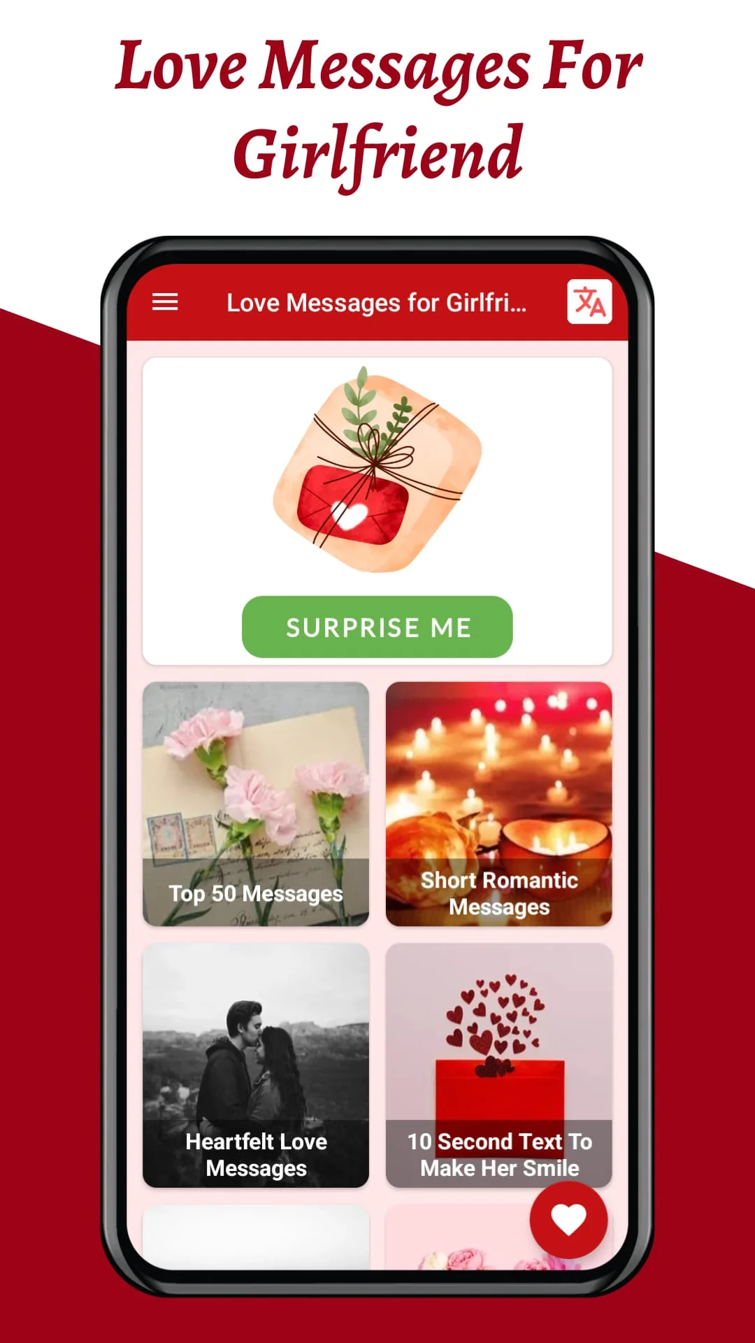 Love Messages for Girlfriend Screenshot 1