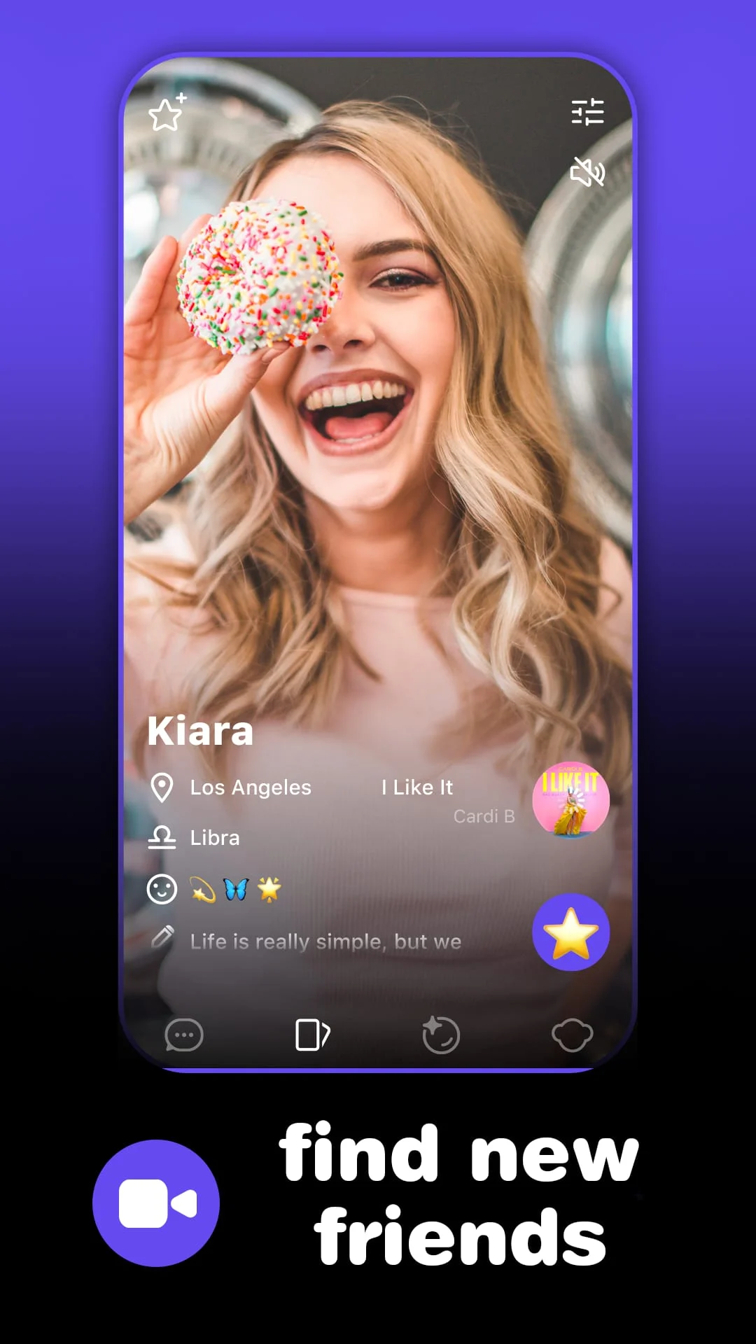 Monkey - random video chat Screenshot 2
