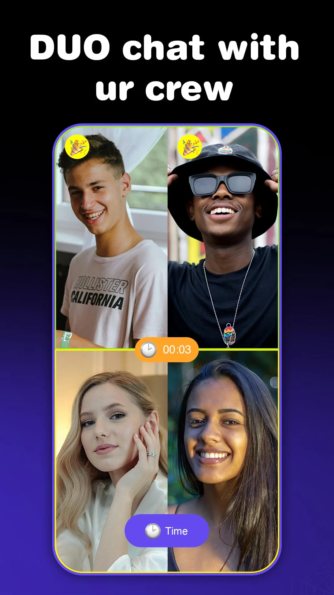 Monkey - random video chat Screenshot 3