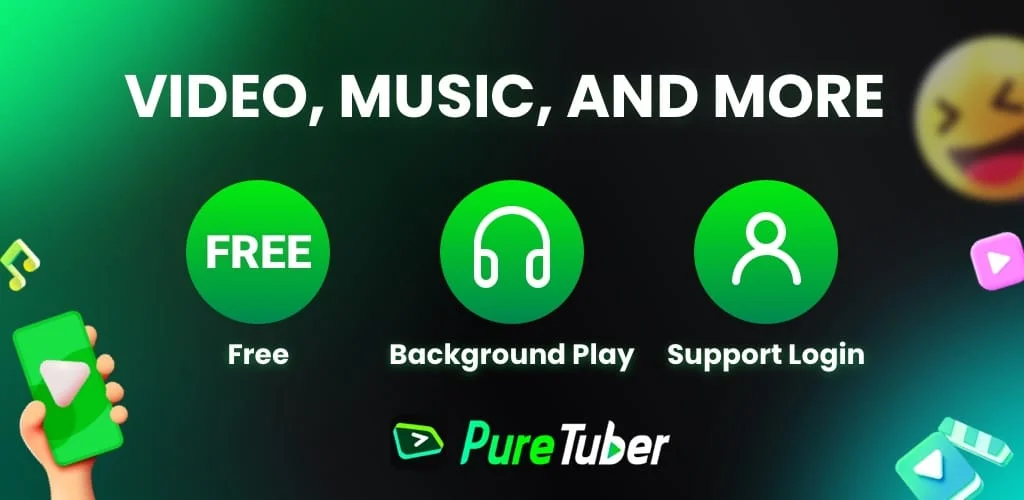 Pure Tuber: Video & MP3 Player Screenshot 1