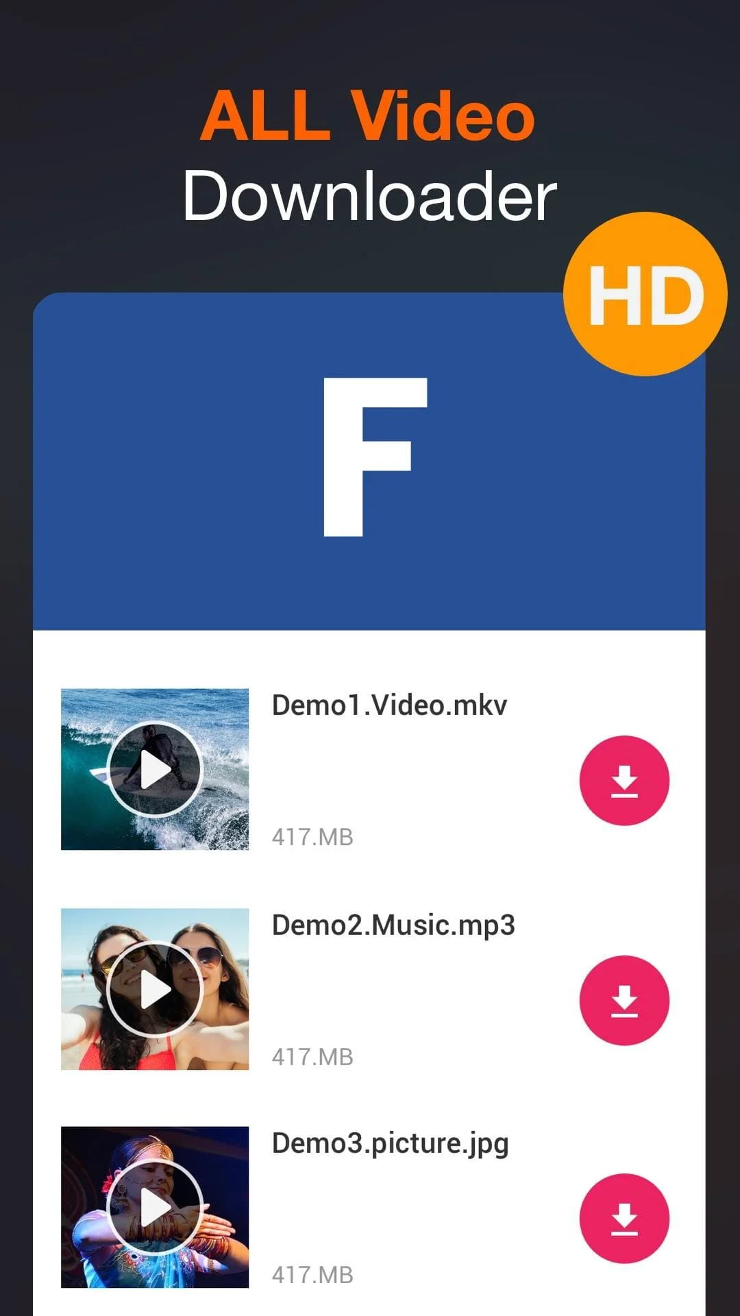 All Video Downloader - V Screenshot 1