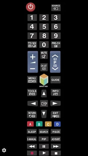 TV (Samsung) Remote Control Screenshot 1