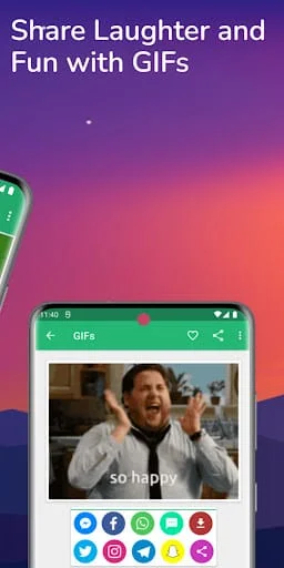 GIFs: Share Animated Fun Screenshot 2