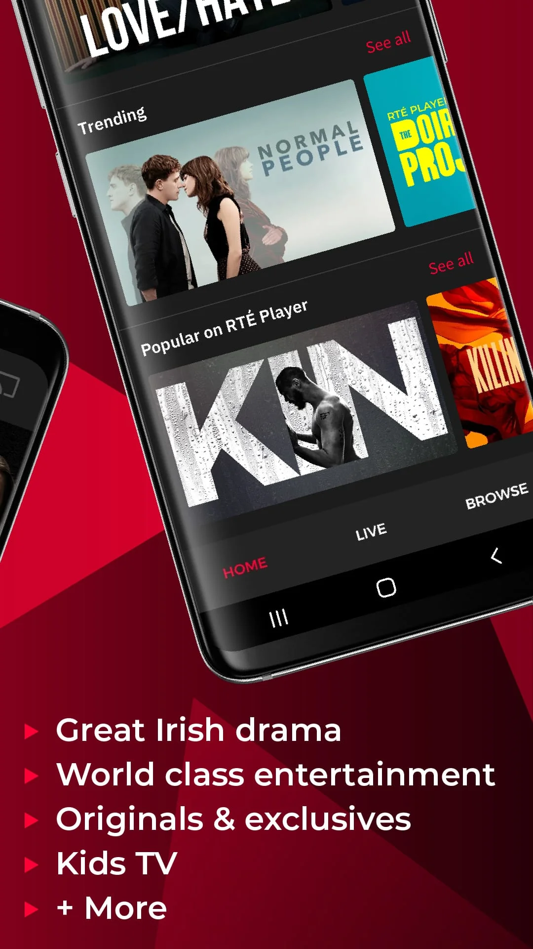 RTÉ Player Screenshot 2