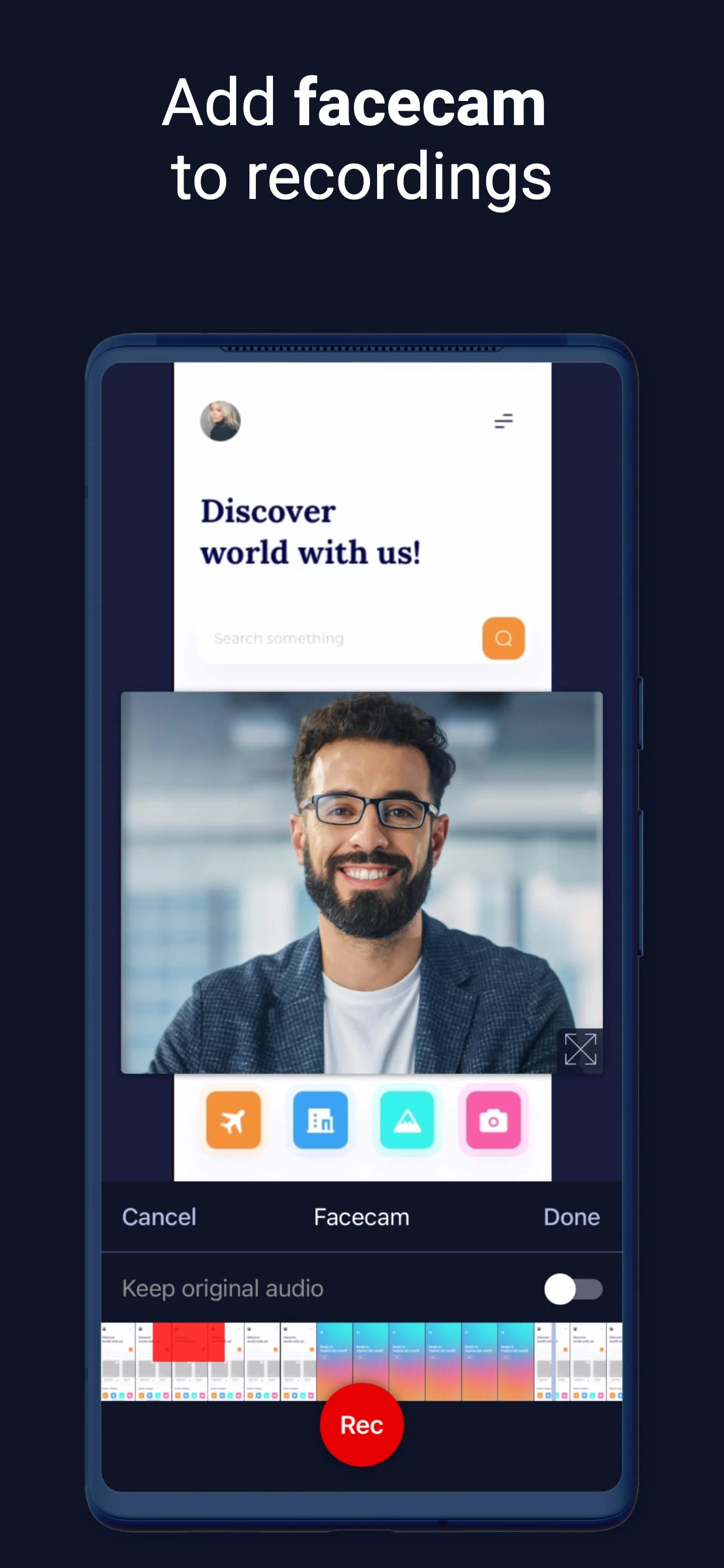 Screen Recorder • Video Editor Screenshot 4