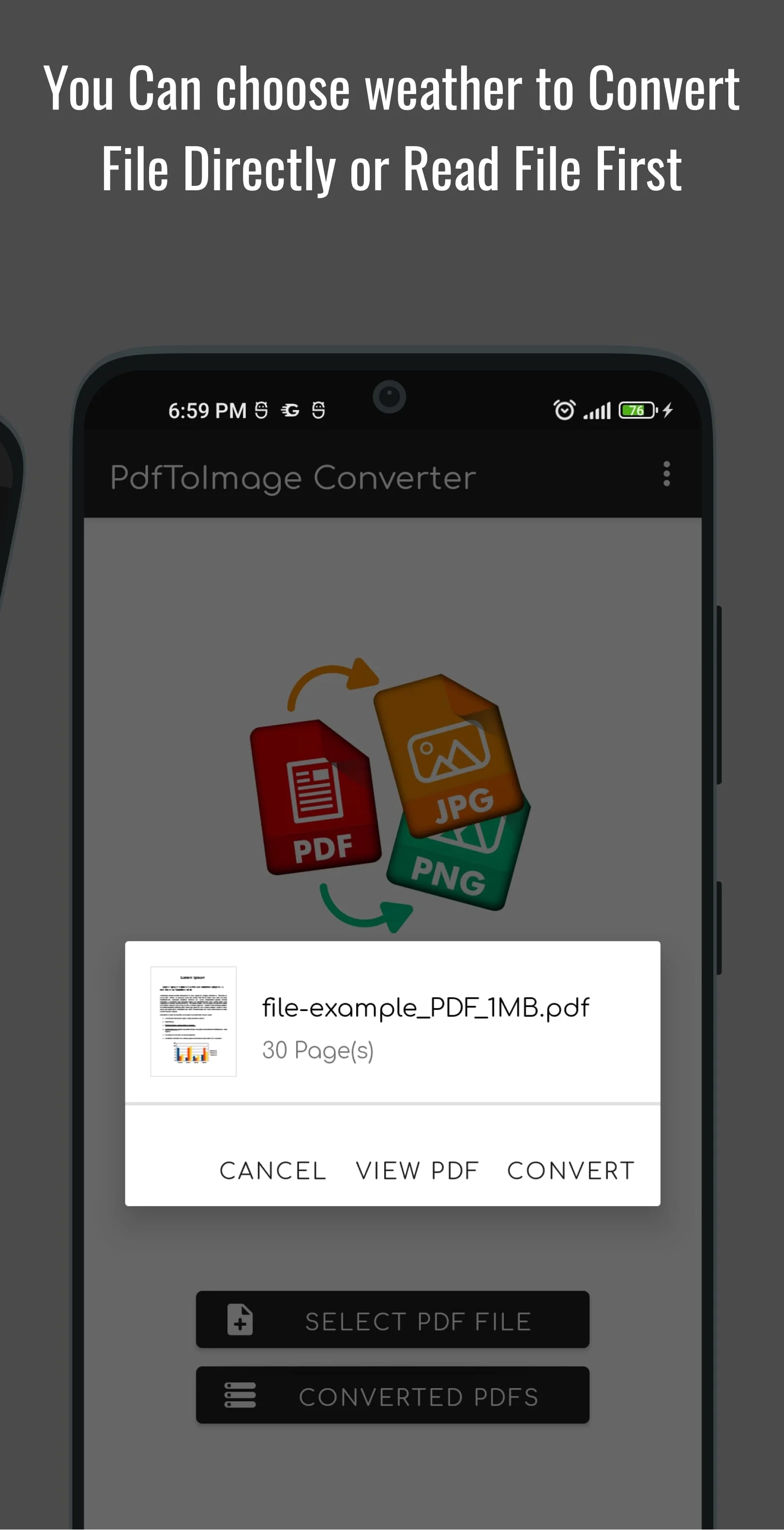 PDF to JPG Converter Screenshot 2