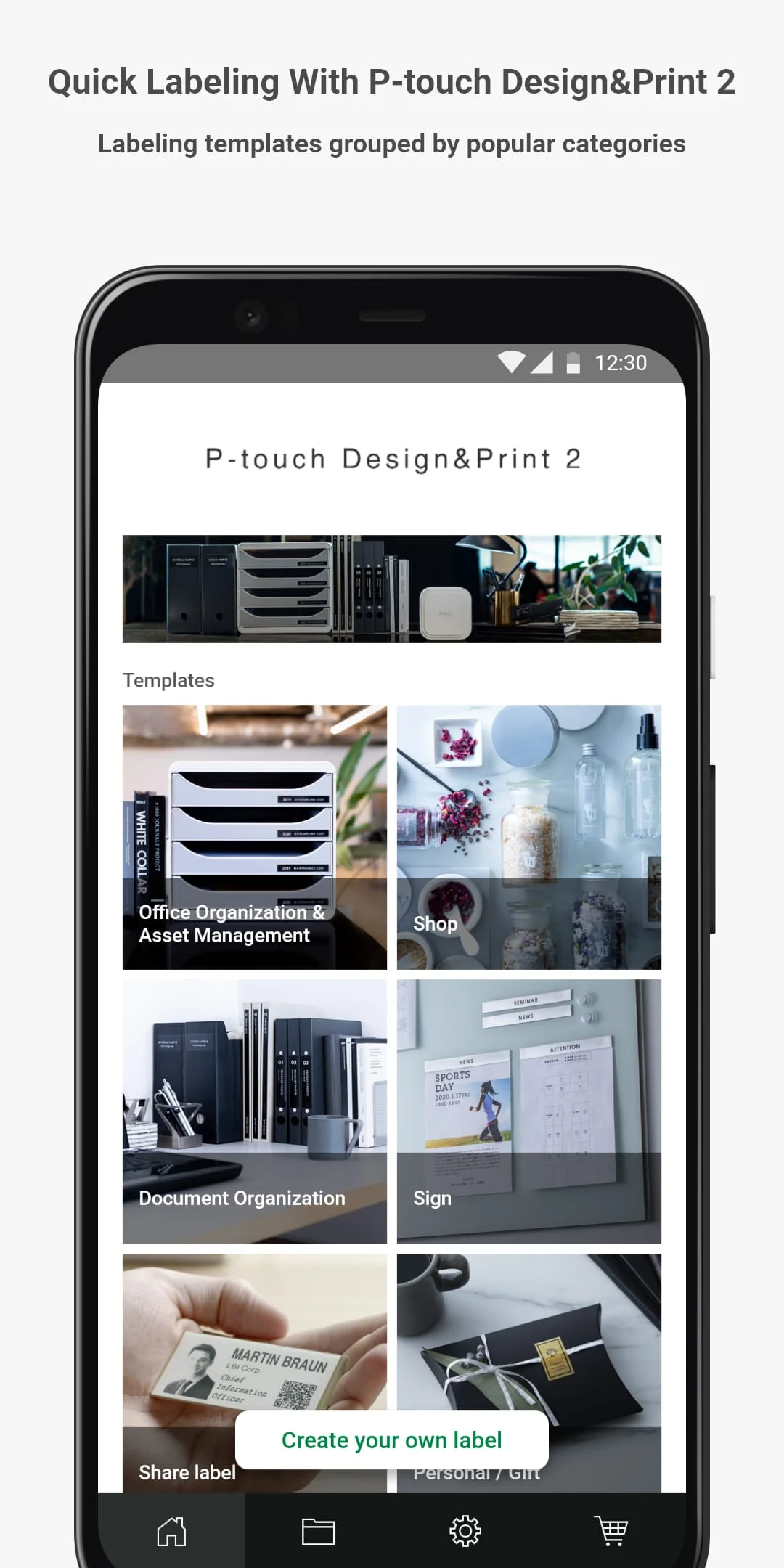 P-touch Design&Print 2 Screenshot 2