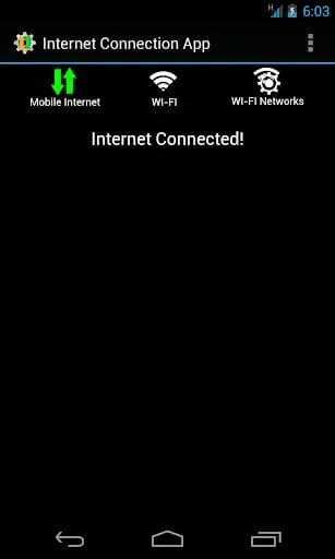 internet connection Screenshot 1