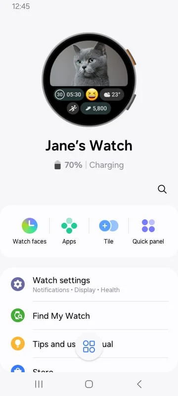 Galaxy Wearable Screenshot 2